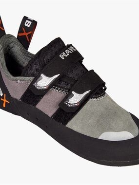 rave Gray, Black and Orange Climbing Sneaker